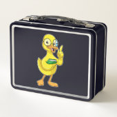 Eten als leraar met boek en bril (Achterkant)