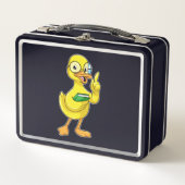 Eten als leraar met boek en bril (Voorkant)