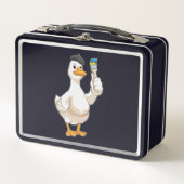 Eten als schilder met penseel van verf (Voorkant)