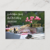 Eten Catering Speciale evenementen en feesten Visitekaartje (Voorkant)