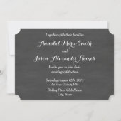 Eten, drank en slechte dans beweegt schoolbord kaart (Achterkant)