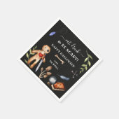 Eten, Drinken en angstig zijn | Voodoo Doll Hallow Servet (Hoek)