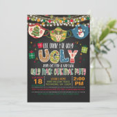 Eten, Drinken en lelijk zijn - Masker - Virtual Ch Kaart (Staand voorkant)