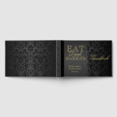 Eten, Drinken en trouwen Black Guestbook Gastenboek (Volledig)