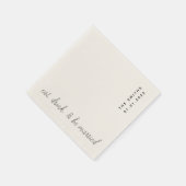 Eten, Drinken en trouwen met bruiloft cocktail ser Servet (Hoek)