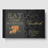 Eten, Drinken en trouwen Oranje gastenboek (Voorkant)