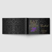 Eten, Drinken en trouwen Paarse gastenboek (Volledig)