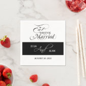 Eten, Drinken, Trouwen Trouwpapieren servetten (Insitu)
