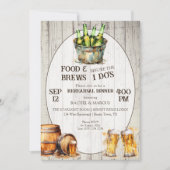 Eten & Drinken Voor de Oefenbruiloft Kaart (Voorkant)