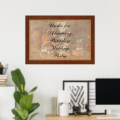 Eten - Eieren - Landelijk ontbijt Poster (Thuiskantoor)