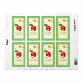 Eten en bakken Goederen Label Sticker (Full Sheet)