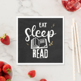 Eten en lezen servet