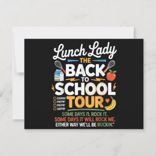 Eten Humor Terug naar school Briefkaart
