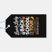 Eten Humor Terug naar school Cadeaulabel (Achterkant Horizontaal)