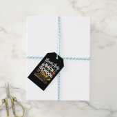 Eten Humor Terug naar school Cadeaulabel (Met Touw)