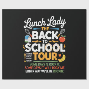 Eten Humor Terug naar school Cadeaupapier