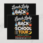 Eten Humor Terug naar school Feestdagenkaart (Voorkant / Achterkant)