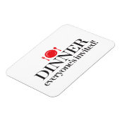 Eten Iedereen uitgenodigd Magneet (Linkerzijde)