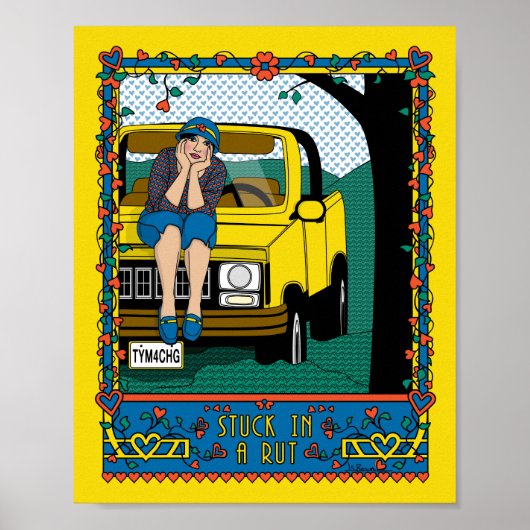 Eten in een Poster Rut_B_8x10 (Voorkant)