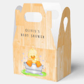 Eten in een Tub Custom Baby shower Bedankdoosjes (Geopend)