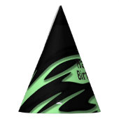 Eten in Groene verjaardag Feesthoedjes (Links)