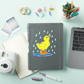 Eten in Rain Custom-Cut vinylsticker Sticker (iPad Cover)