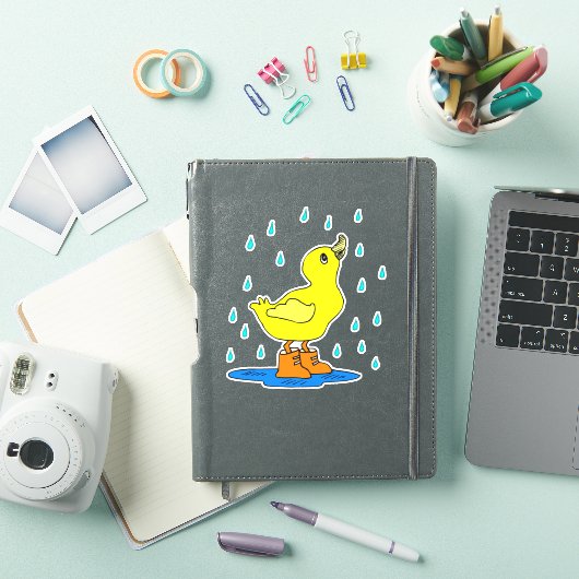 Eten in Rain Custom-Cut vinylsticker Sticker (iPad Cover)