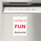 Eten is Fundamenteel koelkastmagneet Magneet (Insitu (Vaatwasser))