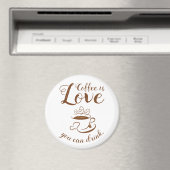 Eten is Liefde Je kunt Magnet-Home Koken IV Magneet (Insitu (Vaatwasser))