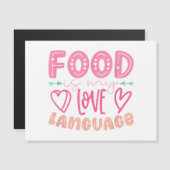 Eten is mijn liefdestaal - Retro Food Lover Chef C (Voorkant / Achterkant)