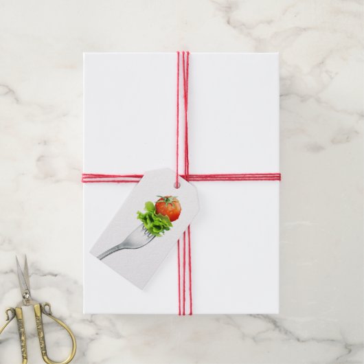 Eten / Keuken / Cateraar / Zakelijk cadeau Label - Cadeaulabel (Met Touw)