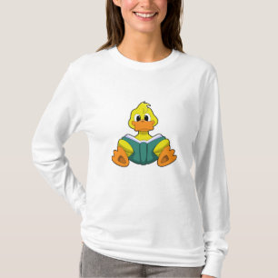 Eten met boek t-shirt