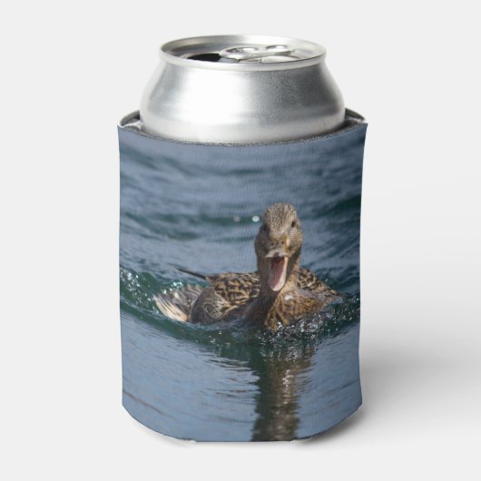 Eten met open bek blikjeskoeler (Blikje Voorkant)