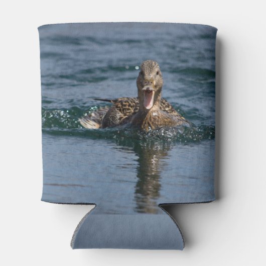 Eten met open bek blikjeskoeler (Achterkant)