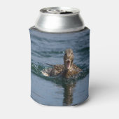 Eten met open bek blikjeskoeler (Blikje Achterkant)