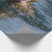 Eten met open bek cadeaupapier (Hoek)