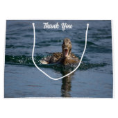 Eten met open bek groot cadeauzakje (Voorkant)