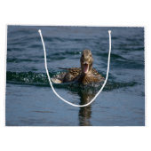 Eten met open bek groot cadeauzakje (Achterkant)