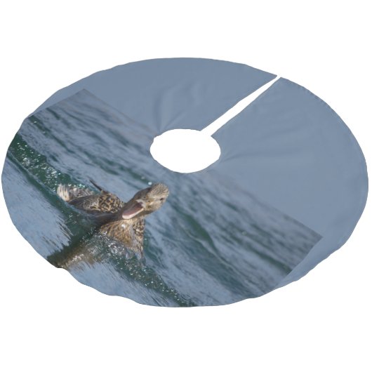 Eten met open bek kerstboom rok (Gekanteld)