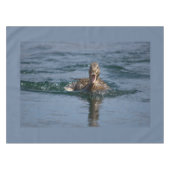 Eten met open bek tafelkleed (Voorkant (Horizontaal))