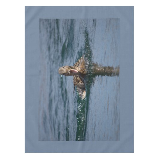 Eten met open bek tafelkleed (Voorkant)