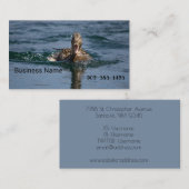 Eten met open bek visitekaartje (Voorkant / Achterkant)