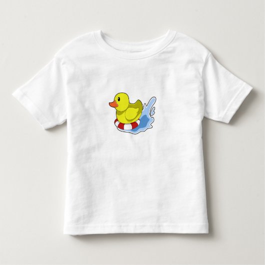 Eten met Swim-ring in Water.PNG Kinder Shirts (Voorkant)