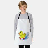 Eten met Swim-ring in Water.PNG Schort (Gedragen)