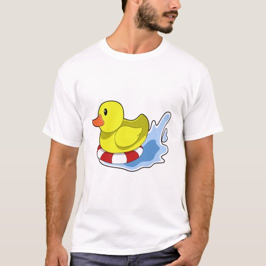 Eten met Swim-ring in Water.PNG T-shirt (Voorkant)
