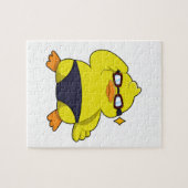 Eten met zonnebril legpuzzel (Horizontaal)