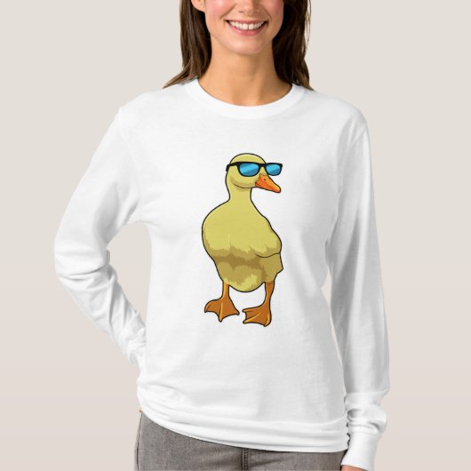 Eten met zonnebril t-shirt (Voorkant)