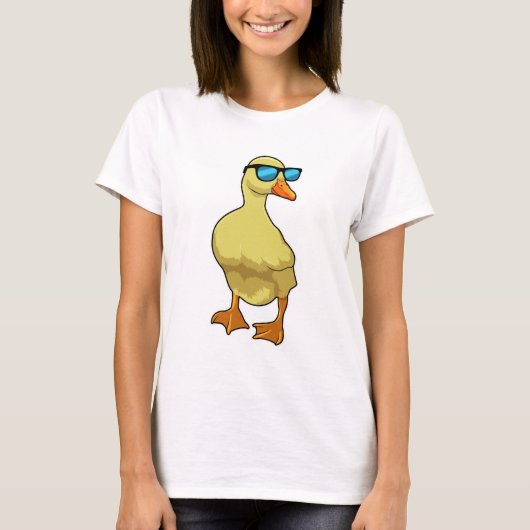 Eten met zonnebril t-shirt (Voorkant)
