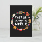 Eten over de hele wereld kaart (Staand voorkant)
