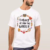 Eten over de hele wereld t-shirt (Voorkant)